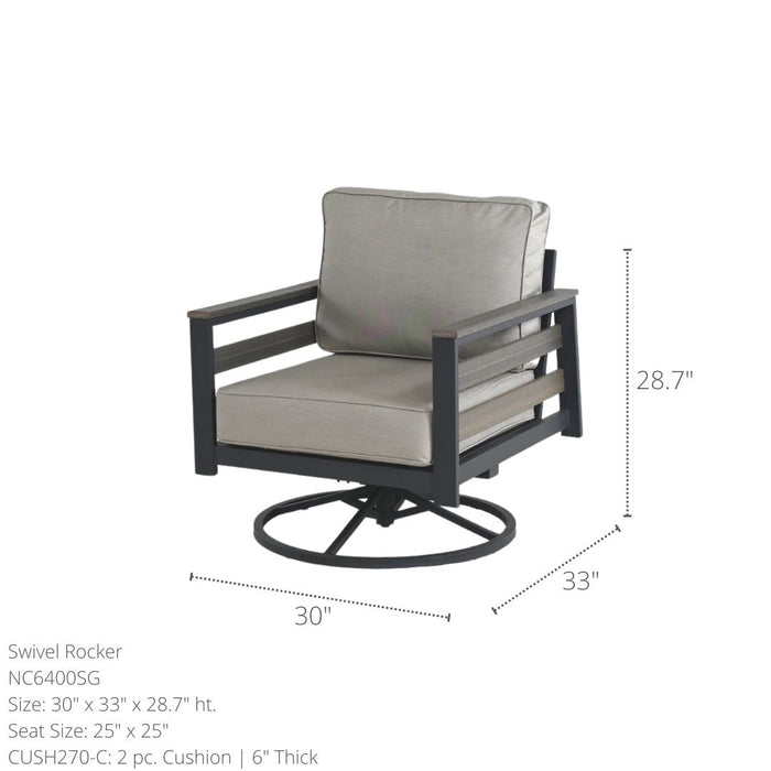 Hixon Panel Deep Seating Set (5-Piece Set) - Sullivan Hardware & Garden