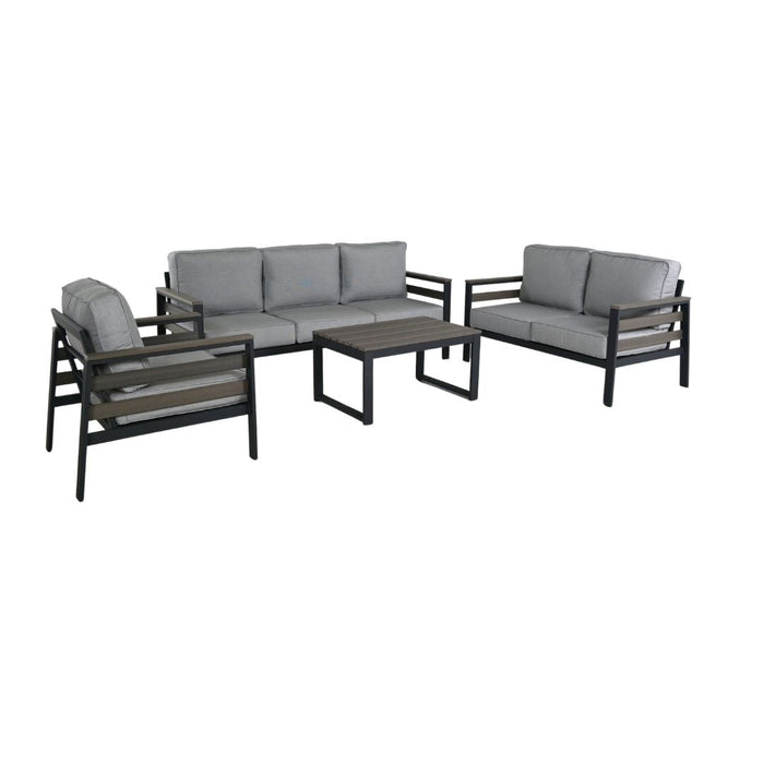 Hixon Panel Deep Seating Set (5-Piece Set) - Sullivan Hardware & Garden