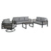 Hixon Panel Deep Seating Set (5-Piece Set) - Sullivan Hardware & Garden