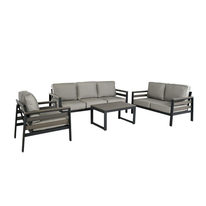 Hixon Panel Deep Seating Set (5-Piece Set) - Sullivan Hardware & Garden