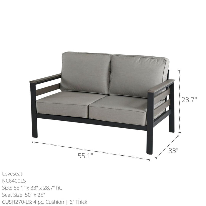 Hixon Panel Loveseat - Sullivan Hardware & Garden