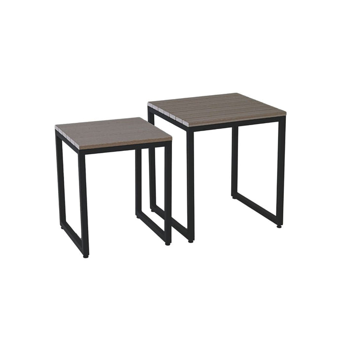 Hixon Panel Nesting End Tables (Set of 2) - Sullivan Hardware & Garden