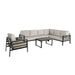 Hixon Panel Sectional Deep Seating Set (7 Piece Set) - Sullivan Hardware & Garden