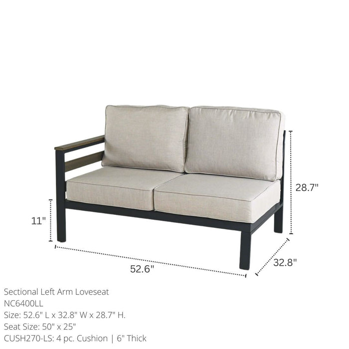 Hixon Panel Sectional Set (4 Piece Set) - Sullivan Hardware & Garden
