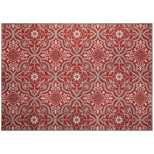 Mosaic Ruby Indoor/Outdoor Rug - Sullivan Hardware & Garden