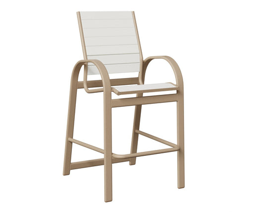 Murphy Poly Bar Chair in Sahara Speckle and White Poly
