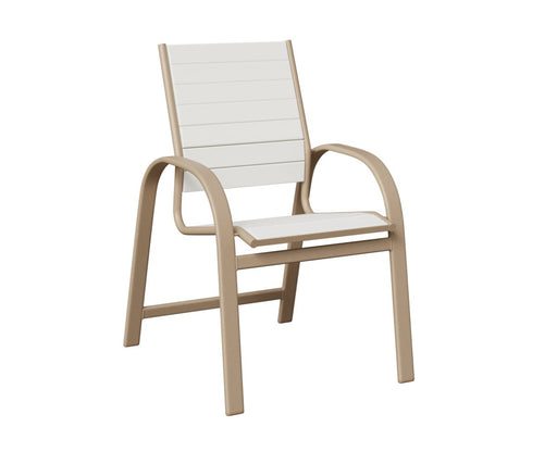 Murphy Poly Dining Chair in Sahara Speckle and White Poly
