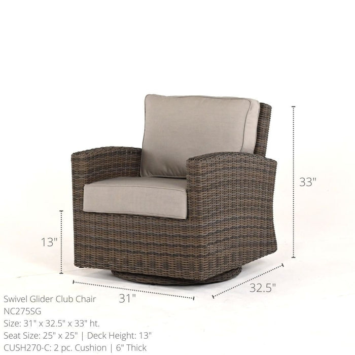 North Cape Bainbridge Deep Seating Set (5 Piece Set) - Sullivan Hardware & Garden