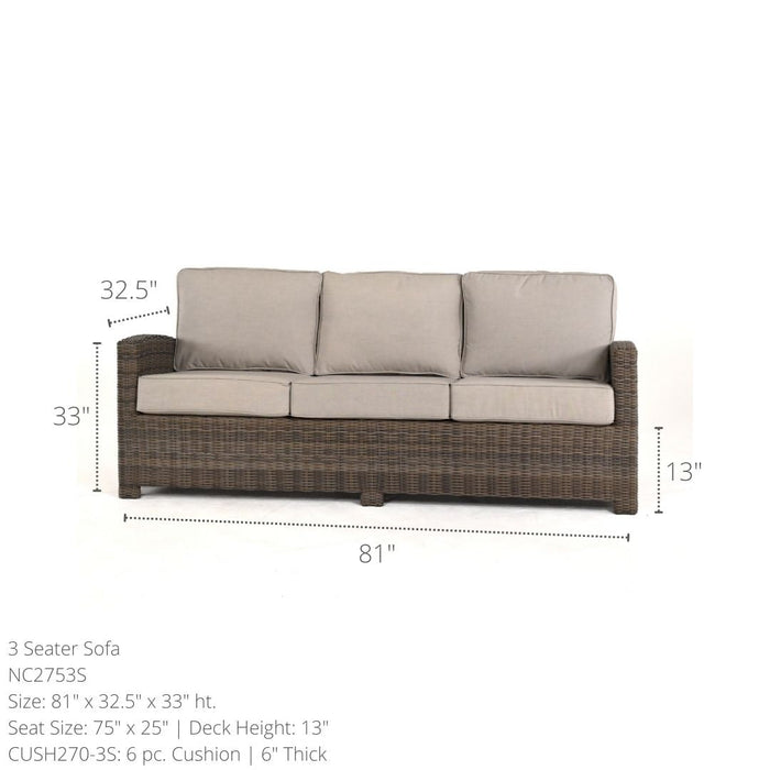 North Cape Bainbridge Deep Seating Set (5 Piece Set) - Sullivan Hardware & Garden