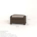 North Cape Bainbridge Rectangle Ottoman - Sullivan Hardware & Garden