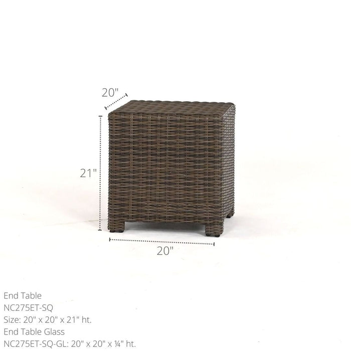 North Cape Bainbridge Square End Table - Sullivan Hardware & Garden