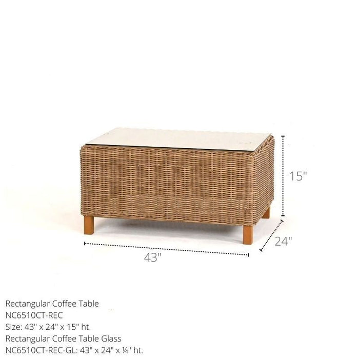 North Cape Cambria Rectangular Coffee Table - Sullivan Hardware & Garden