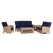North Cape Grand Palm Deep Seating Set (5 Piece Set) - Sullivan Hardware & Garden