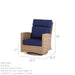 North Cape Grand Palm Deep Seating Set (5 Piece Set) - Sullivan Hardware & Garden