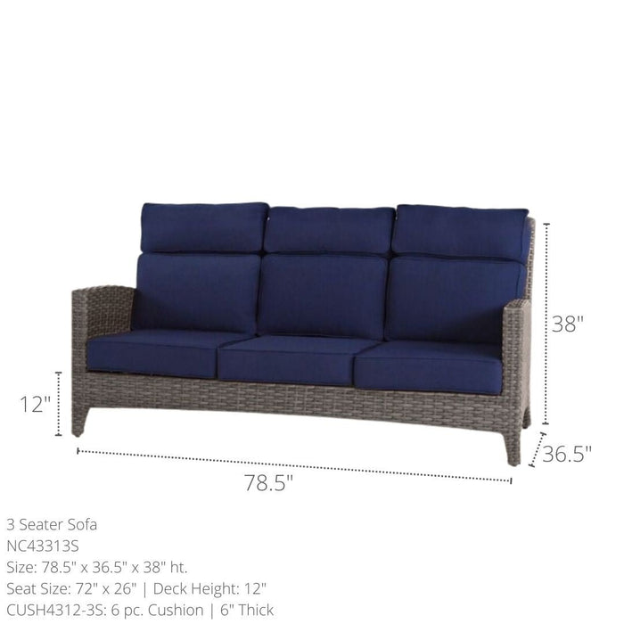 North Cape Grand Stafford Deep Seating Set (5 Piece Set) - Sullivan Hardware & Garden