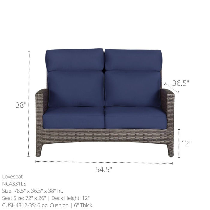 North Cape Grand Stafford Loveseat - Sullivan Hardware & Garden