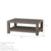 North Cape Grand Stafford Rectangular Coffee Table - Sullivan Hardware & Garden