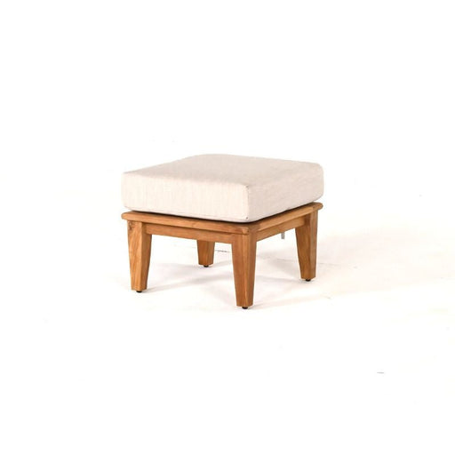 North Cape Laguna Teak Square Ottoman - Sullivan Hardware & Garden