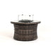 North Cape Lakeside 42" Round Woven Fire Table - Sullivan Hardware & Garden