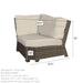 North Cape Lakeside Sectional Corner - 45 Degrees - Sullivan Hardware & Garden