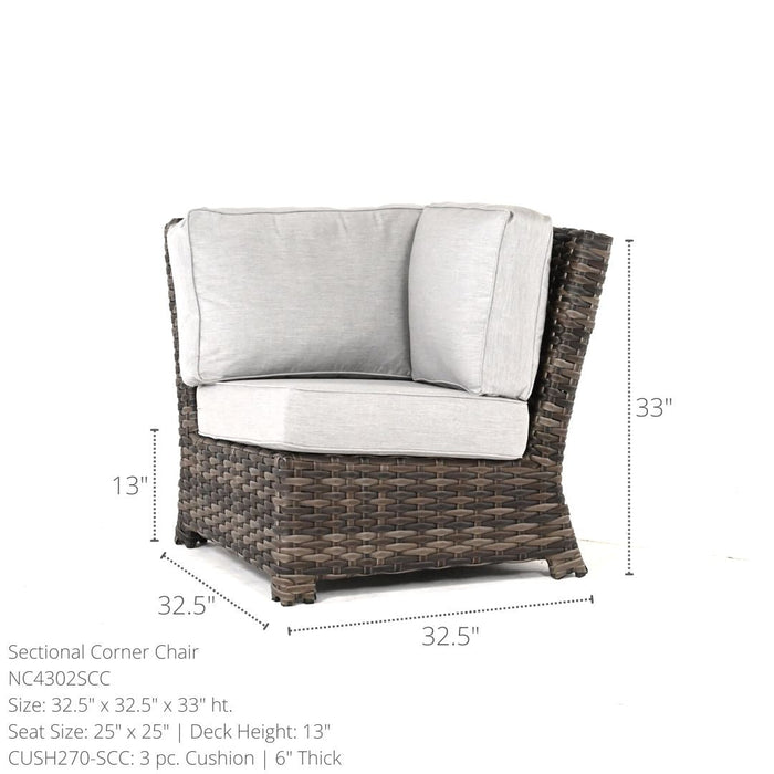North Cape Lakeside Sectional Corner Chair - Sullivan Hardware & Garden