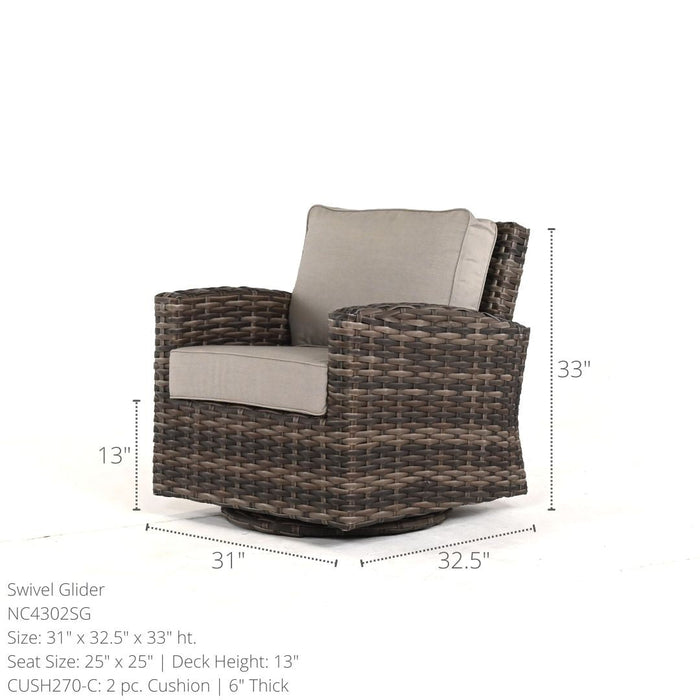 North Cape Lakeside Sectional Deep Seating Set (7 Piece Set) - Sullivan Hardware & Garden