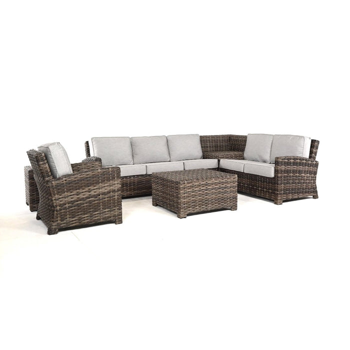 North Cape Lakeside Sectional Deep Seating Set (7 Piece Set) - Sullivan Hardware & Garden