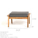 North Cape Seaside Rectangular Ottoman - Sullivan Hardware & Garden