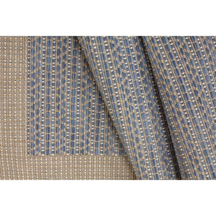 North Shore Sky Blue Indoor/Outdoor Rug - Sullivan Hardware & Garden