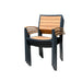 SoHo Stacking Armchair - Black - Sullivan Hardware & Garden