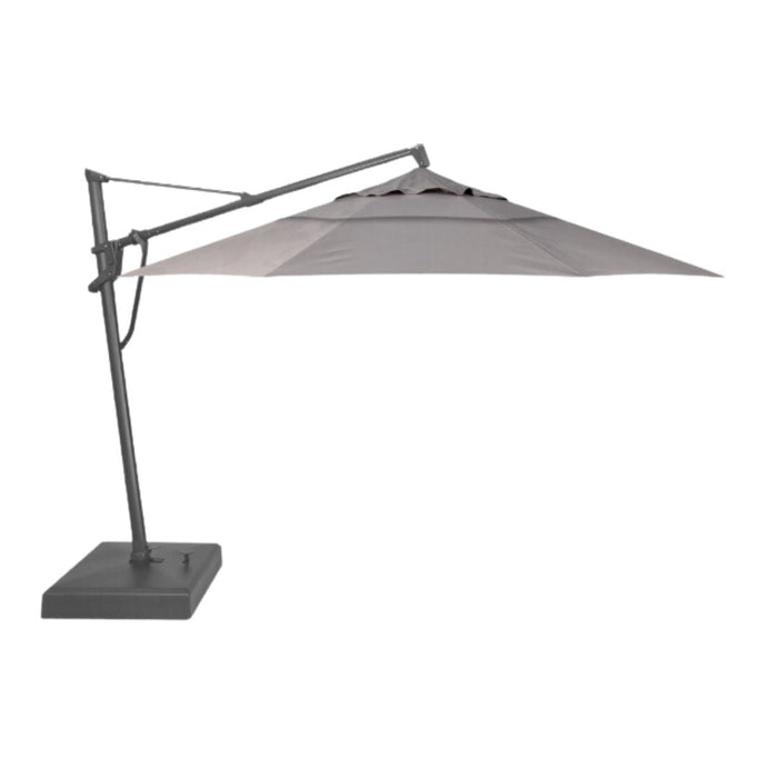 Treasure Garden 13' AKZ Plus Cantilever Umbrella - Black / Boulder - Sullivan Hardware & Garden