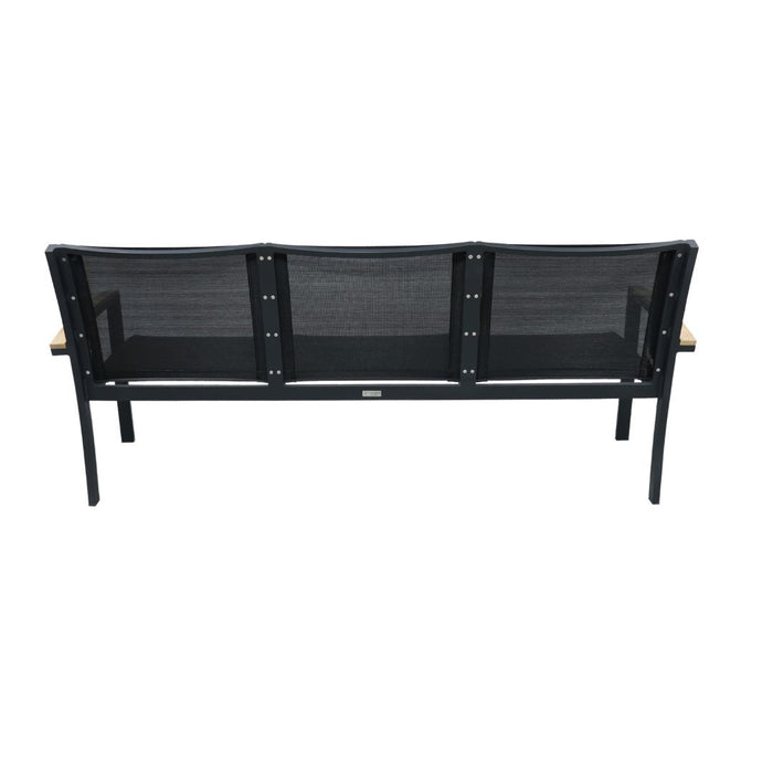 Back of Three Birds Casual Tribeca 3-Seater Settee with white background