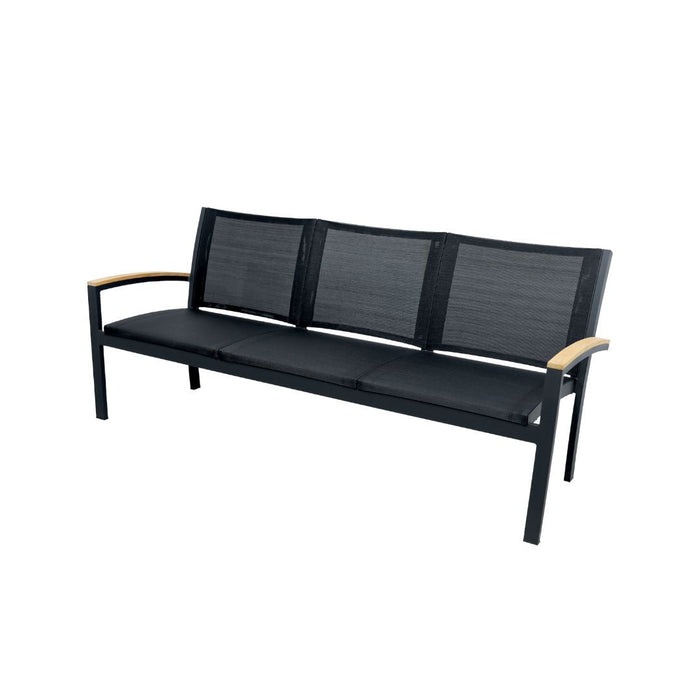 Three Birds Casual Tribeca 3-Seater Settee with white background