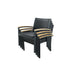 Four Three Birds Casual Tribeca Lounge Chairs stacked with white background