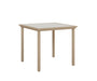 Vida 44" Square Bar Table in Sahara Speckle with White Poly Top
