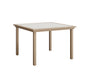Vida 44" Square Dining Table in Sahara Speckle with White Poly Top