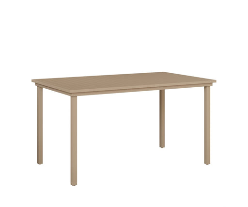 Vida 44" x 73" Bar Table Aluminum Top in Sahara Speckle