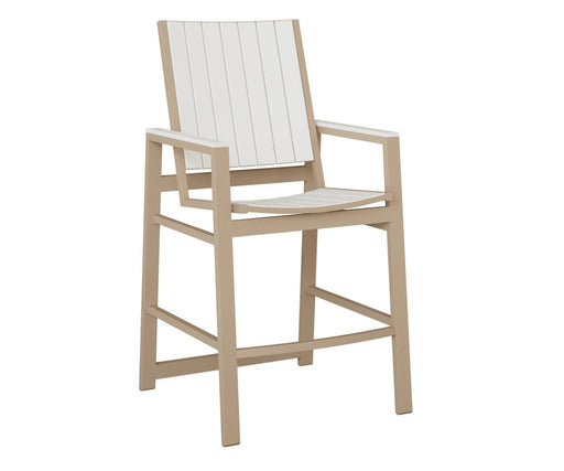 Vida Poly Bar Chair in Sahara Speckle and White Poly