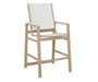 Vida Poly Bar Chair in Sahara Speckle and White Poly
