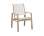 Vida Poly Dining Chair in Sahara Speckle and White Poly