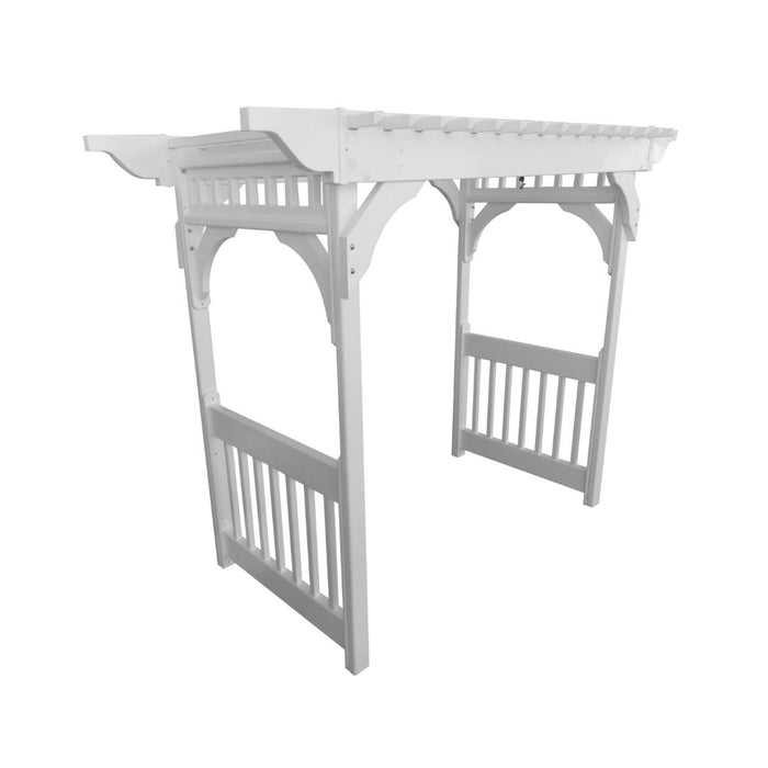 Vinyl Swing Arbor - White - Sullivan Hardware & Garden